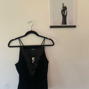 Black Velvet Bodysuit